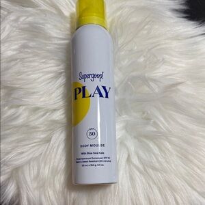 Supergoop Play SPF 50 Body Mousse Sunscreen
